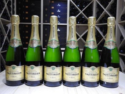 6 B CHAMPAGNE BRUT, NM, Taittinger