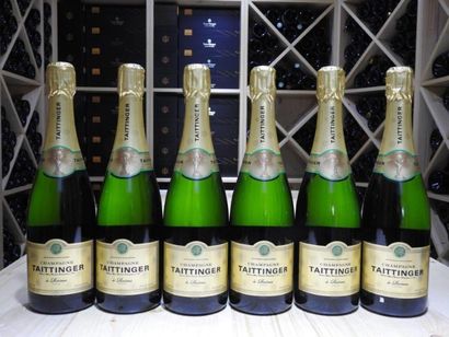 6 B CHAMPAGNE BRUT, NM, Taittinger