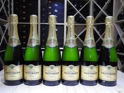 6 B CHAMPAGNE BRUT, NM, Taittinger