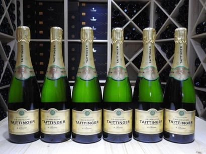 6 B CHAMPAGNE BRUT, NM, Taittinger