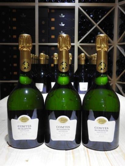 3 B CHAMPAGNE BRUT COMTES DE CHAMPAGNE, 2005,...