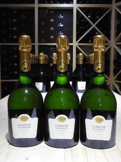 3 B CHAMPAGNE BRUT COMTES DE CHAMPAGNE, 2005,...