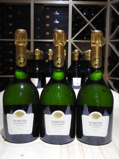 3 B CHAMPAGNE BRUT COMTES DE CHAMPAGNE, 2005,...