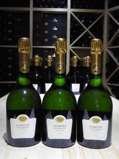 3 B CHAMPAGNE BRUT COMTES DE CHAMPAGNE, 2005,...