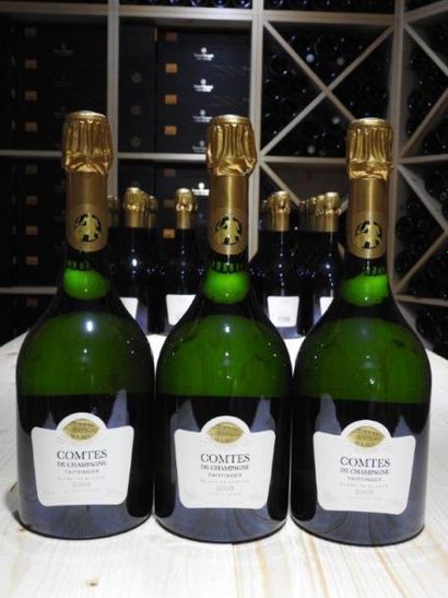 3 B CHAMPAGNE BRUT COMTES DE CHAMPAGNE, 2005,...