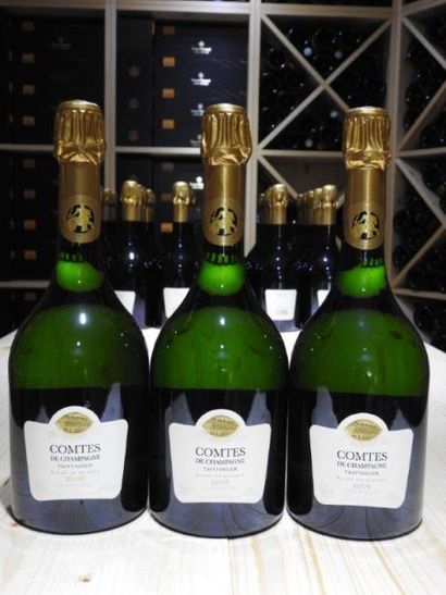 3 B CHAMPAGNE BRUT COMTES DE CHAMPAGNE, 2005,...