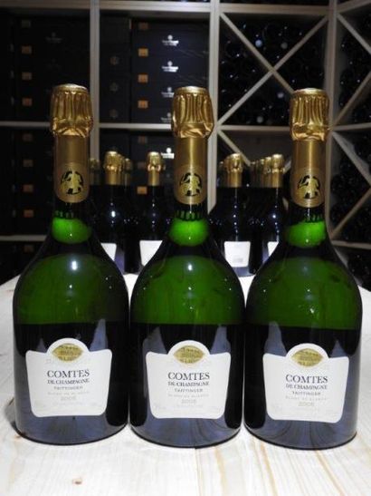 3 B CHAMPAGNE BRUT COMTES DE CHAMPAGNE, 2005,...