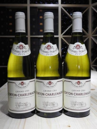 3 B CORTON-CHARLEMAGNE (Grand Cru), 2011,...