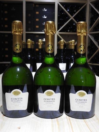 3 B CHAMPAGNE BRUT COMTES DE CHAMPAGNE, 2005,...