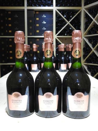 3 B CHAMPAGNE BRUT COMTES DE CHAMPAGNE Rosé,...