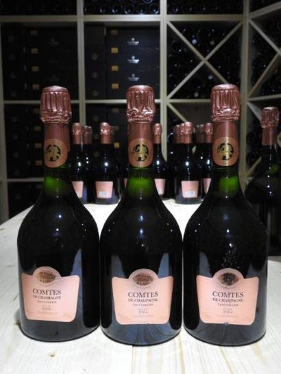 3 B CHAMPAGNE BRUT COMTES DE CHAMPAGNE Rosé,...