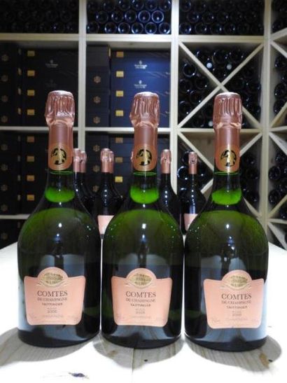 3 B CHAMPAGNE BRUT COMTES DE CHAMPAGNE Rosé,...