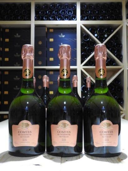 3 B CHAMPAGNE BRUT COMTES DE CHAMPAGNE Rosé,...