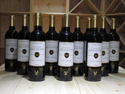 12 B CHÂTEAU GRAMOND, 2010, Haut-Médoc