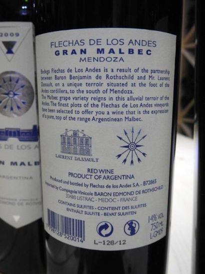 8 B FLECHAS DE LOS ANDES GRAN MALBEC MENDOZA,...