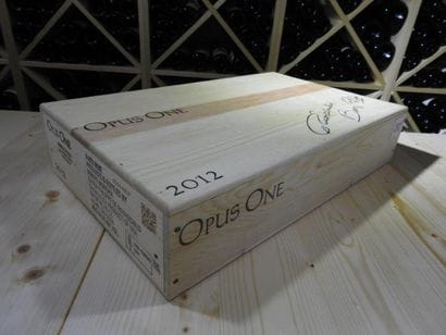 6 B NAPA VALLEY OPUS ONE (Caisse Bois), 2012,...