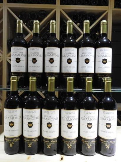 12 B CHÂTEAU GRAMOND, 2010, Haut-Médoc