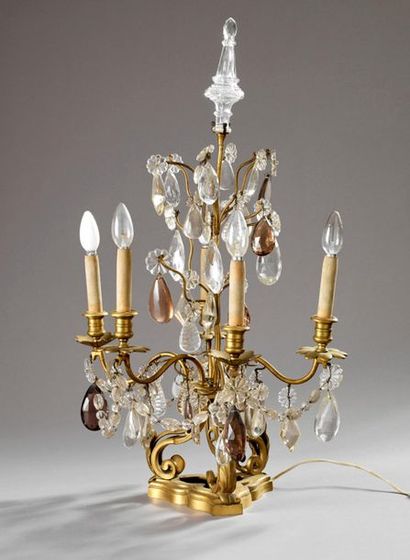 GAGNEAU à Paris.
Girandole en bronze doré...