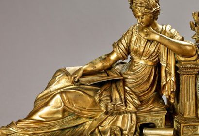 Importante garniture de cheminée 