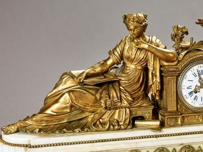 Importante garniture de cheminée 