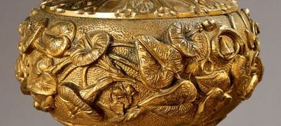 Importante garniture de cheminée 