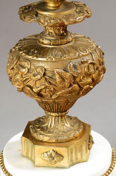 Importante garniture de cheminée 