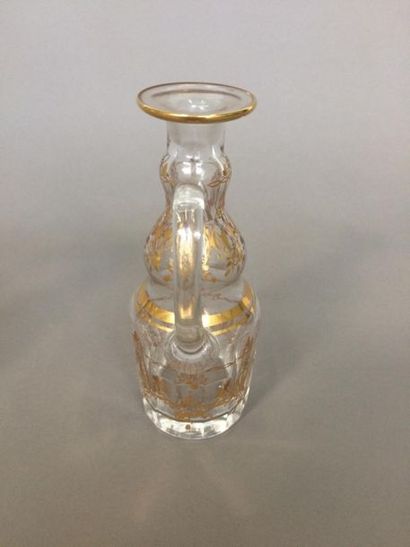 Paire de carafes (pour huilier-vinaigrier)...