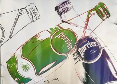 ANDY WARHOL (1928-1987). 
« Perrier (white...