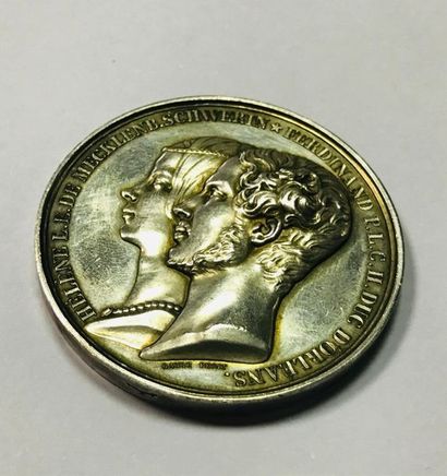 Jean-Auguste BARRE (1811-1896).
Médaille...