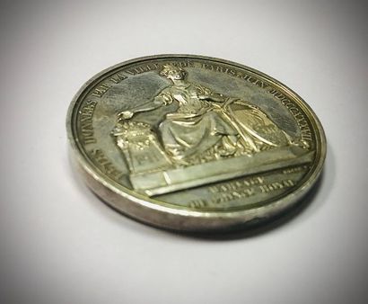 Jean-Auguste BARRE (1811-1896).
Médaille...