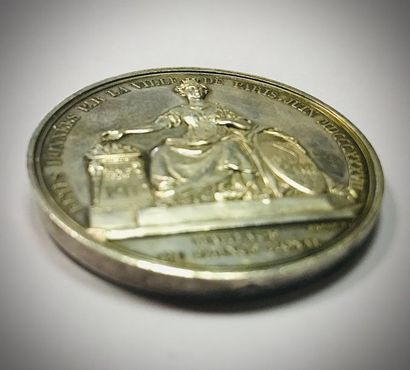 Jean-Auguste BARRE (1811-1896).
Médaille...