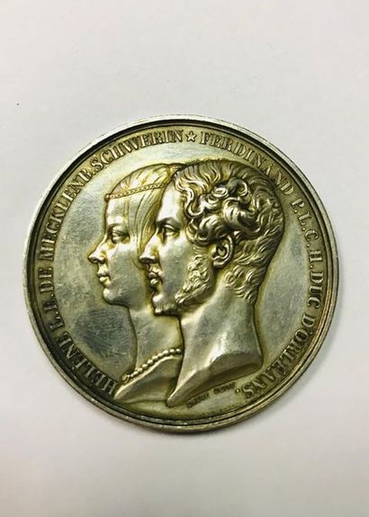 Jean-Auguste BARRE (1811-1896).
Médaille...