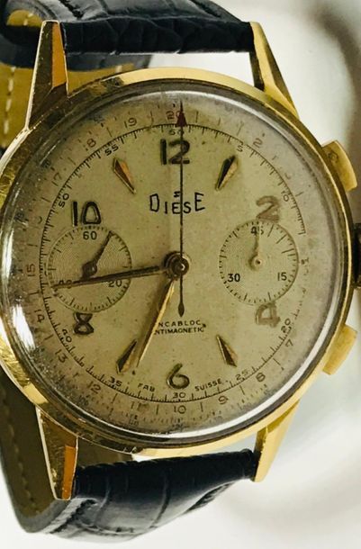 DIESE, Incabloc.
Montre bracelet d'homme,...