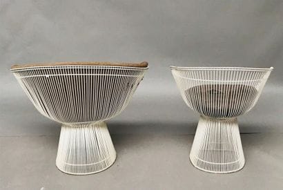 Warren PLATNER (1919-2006).
Deux fauteuils...