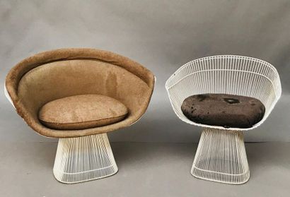 Warren PLATNER (1919-2006).
Deux fauteuils...