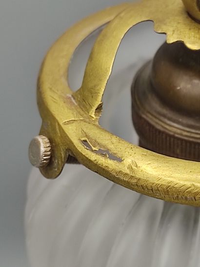 Edgar BRANDT (1880-1960), dans le goût de.

Lampe...