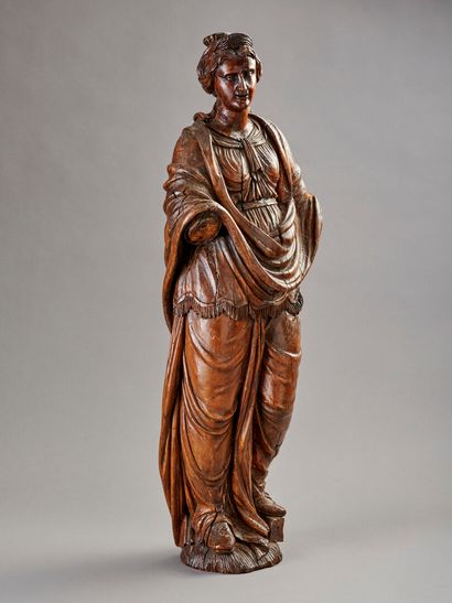 Sainte Femme.

Sujet en bois sculpté.

XVIè...