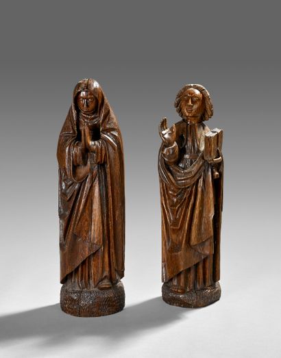 Vierge de douleur et saint Jean l'Evangéliste,...