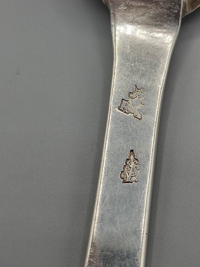Silver cutlery of style XVIIeme with its...