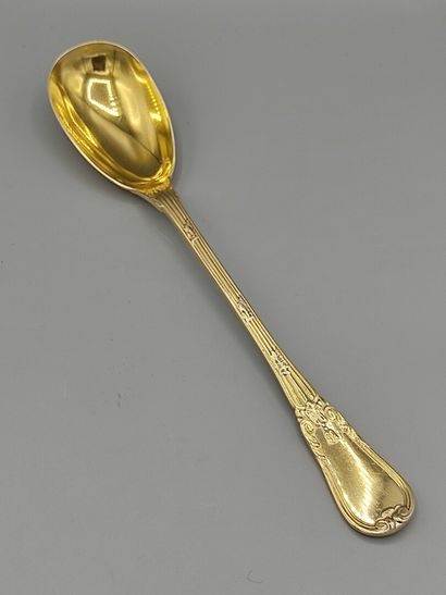 Stew spoon / serving spoon in silver entirely...