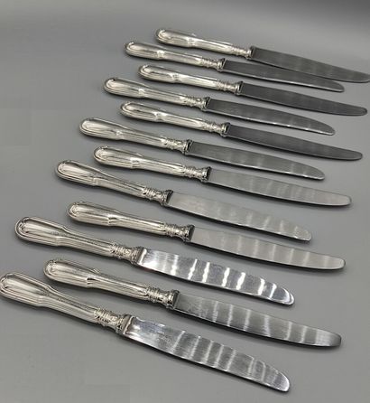 Full set of table knives (12) of filets model...