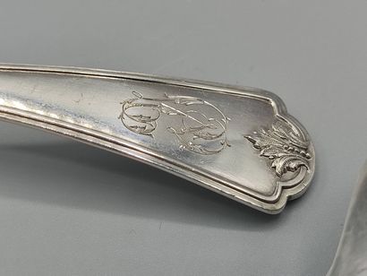 Pair of cream / sauce ladles in silver 

Hallmarks...