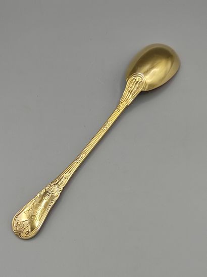 Stew spoon / serving spoon in silver entirely...