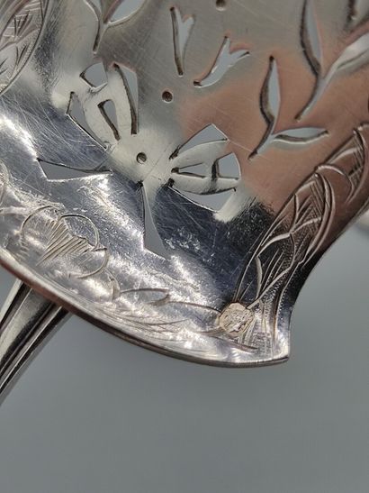Silver hors d'oeuvres service composed of...