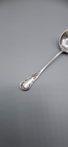 Louis XV style silver sugar spoon 

Spatula...