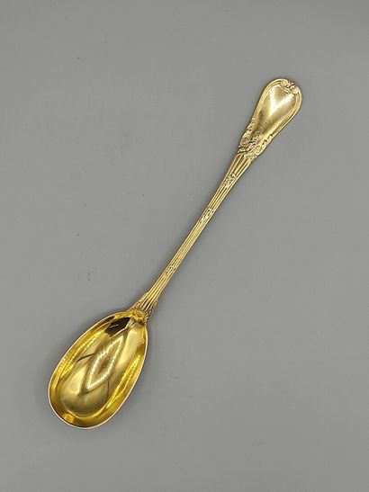 Stew spoon / serving spoon in silver entirely...