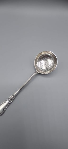 Louis XV style silver sugar spoon 

Spatula...