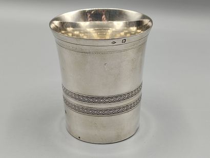 
PUIFORCAT




Silver tumbler with double...