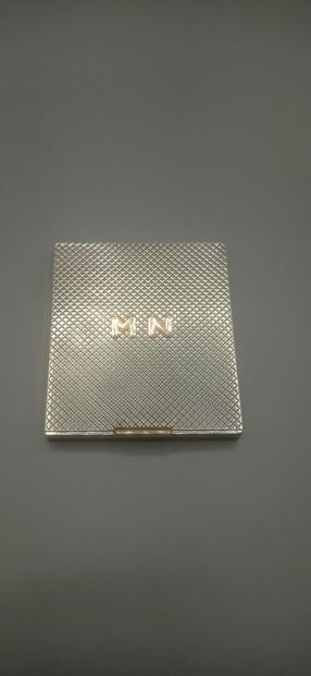 Silver and gold box.

Box with decoration...