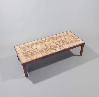 Roger CAPRON (1922-2006).

Low table. The...